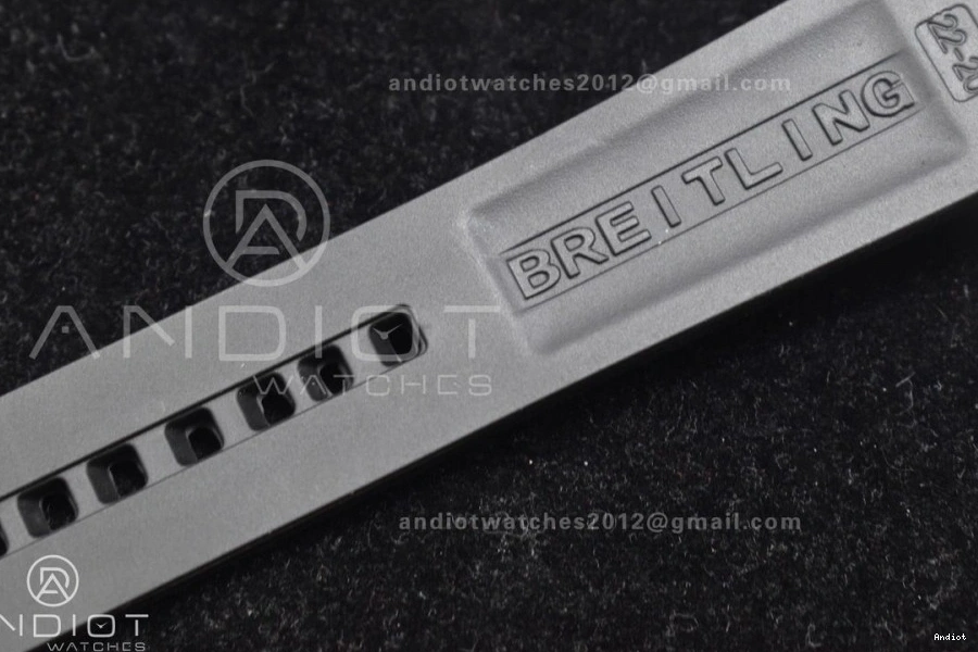 Black On TF A2824 1:1 Best Superocean Bezel Strap Rubber Automatic Black Orange 44 Dial Edition 0421